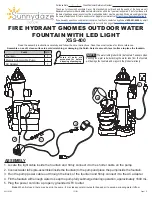 Предварительный просмотр 1 страницы Sunnydaze Decor XSS-400 Instructions