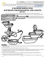 Sunnydaze Decor XSS-431 Manual предпросмотр