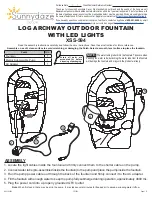 Предварительный просмотр 1 страницы Sunnydaze Decor XSS-594 Manual