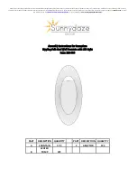 Sunnydaze Decor XSS-636 Assembly Instructions предпросмотр