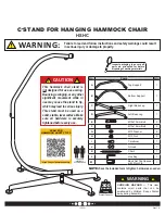 Sunnydaze C-Stand HSHC Owner'S Manual предпросмотр