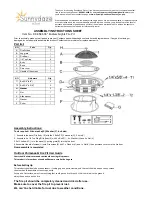 Sunnydaze KF-EN36 Assembly Instruction Sheet preview