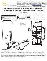 Предварительный просмотр 1 страницы Sunnydaze XSS-448 Manual