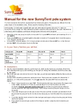 SunnyTent Oval L Manual preview