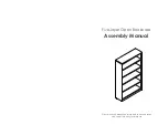 SUNON Five-layer Open Bookcase Assembly Manual предпросмотр