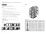 Preview for 2 page of SUNON Five-layer Open Bookcase Assembly Manual