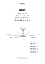 SUNON UFO3 BCEE1BA100A-01S Original Instructions Manual preview