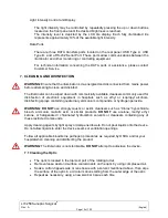 Preview for 10 page of Sunoptic Surgical LED-4500 Operation Manual