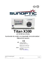 Preview for 49 page of Sunoptic Surgical Titan X300 Operator'S Manual