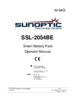 Preview for 1 page of Sunoptic Technologies SSL-2054BE Operator'S Manual