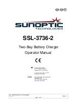 Sunoptic Technologies SSL-3736-2 Operator'S Manual preview