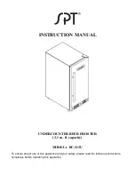 Sunpentown BF-313U Instruction Manual preview