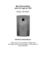 Sunpentown SD-652Ti Instruction Manual preview