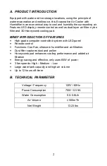 Preview for 3 page of Sunpentown SF-615H Instruction Manual