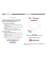 Sunpentown SMARTSCAN SR-107MR Instruction Manual preview