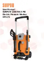 Preview for 1 page of SUNPOW HP1172 2300 MAX PSI User Manual