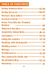 Preview for 4 page of SUNPOW HP1172 2300 MAX PSI User Manual