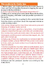 Preview for 23 page of SUNPOW HP1172 2300 MAX PSI User Manual