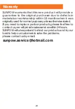 Preview for 26 page of SUNPOW HP1172 2300 MAX PSI User Manual