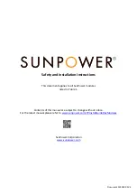 SunPower SPR-E-Flex-50 Safety And Installation Instructions preview