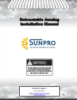 SUNPRO Retractable Awning Installation Manual preview