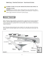 Preview for 6 page of SUNPRO Retractable Awning Installation Manual