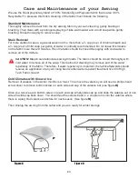 Preview for 23 page of SUNPRO Retractable Awning Installation Manual