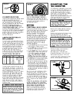 Preview for 2 page of SUNPRO Super tach CP7901 Installation Instructions