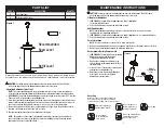 Preview for 2 page of SUNRAY Amethyst Mosaic 801015 Instruction Manual