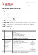 Предварительный просмотр 4 страницы SUNRAY SRT8 Operating Instructions