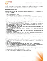 Предварительный просмотр 3 страницы Sunred CE11 Instructions Manual