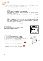 Предварительный просмотр 7 страницы Sunred Flame Torch Manual