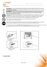 Предварительный просмотр 19 страницы Sunred HEXAGONAL GLASS HEXB Manual