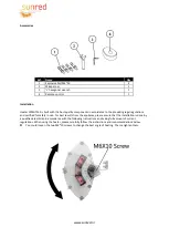 Предварительный просмотр 4 страницы Sunred WMGT13S Manual