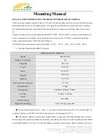 Preview for 1 page of SUNRI SOLAR SR220-250P SERIES Mounting Manual