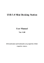 Preview for 1 page of SUNRICH TECHNOLOGY U-1030 User Manual