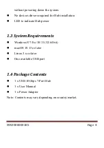 Preview for 4 page of SUNRICH TECHNOLOGY U-2480 User Manual