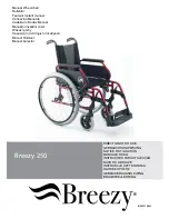 Sunrise Medical Breezy 250 Directions For Use Manual preview