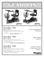 Sunrise Medical Guardian Trek 3 User Instruction Manual preview