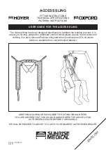 Sunrise Medical Hoyer OXFORD Fitting Instructions preview