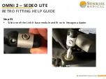 Предварительный просмотр 32 страницы Sunrise Medical Omni 2 Sedeo Lite Retro Fitting Help Manual