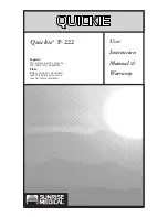 Sunrise Medical Quickie P-222 User Instruction Manual & Warranty preview