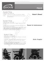 Sunrise Medical Quickie Pulse 5 BC Owner'S Manual preview