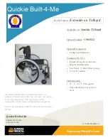 Sunrise Medical Quickie Ti Rigid C001022 Brochure preview