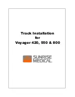 Sunrise Medical Voyager 420 Instructions Manual preview