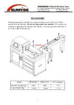 Предварительный просмотр 7 страницы Sunrise HBM-40NC Operation & Maintenance Manual