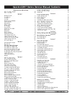 Preview for 2 page of Sunrise Quickie QM-7 Series Service Manual