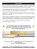 Preview for 3 page of Sunrise Quickie QM-7 Series Service Manual