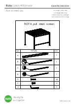 Preview for 3 page of SUNS Rota Curtain 400cm Assembly Instruction Manual