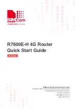 Sunsea AIoT SIMcom R7600E-H Quick Start Manual preview